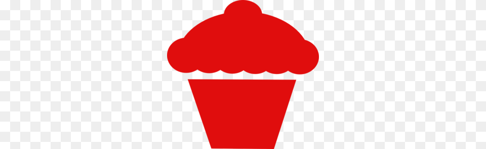 Red Velvet Cupcake Clipart Clip Art Images, Cream, Dessert, Food, Ice Cream Png Image