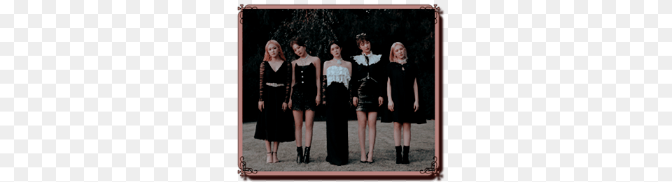 Red Velvet Icon Revelicon Twitter Red Velvet Full Group, Clothing, Dress, Evening Dress, Formal Wear Free Png