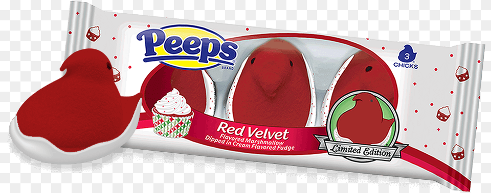 Red Velvet Marshmallow Peeps Peeps Png Image