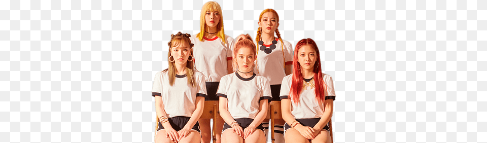 Red Velvet Members Names, People, Person, Clothing, T-shirt Free Png