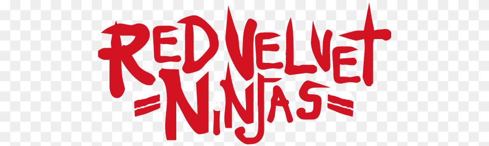 Red Velvet Ninjas Writing Smooth Silent, Text, Cross, Symbol Free Png