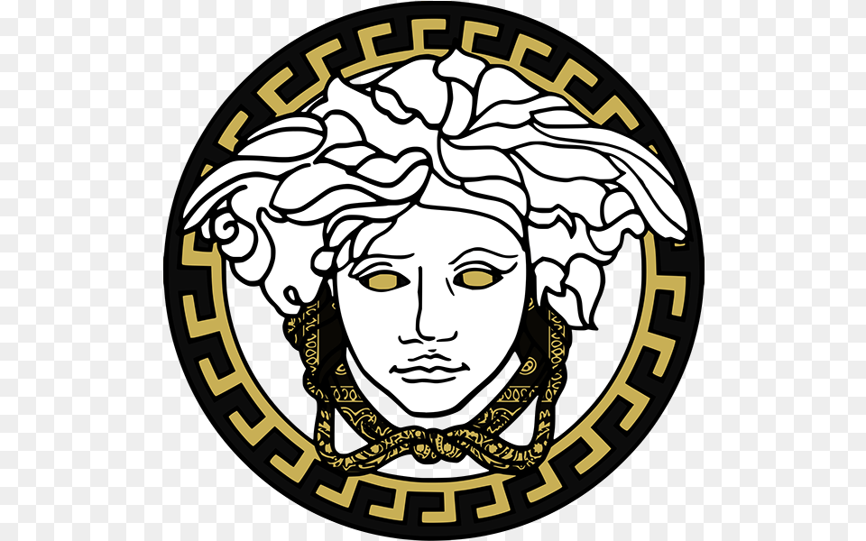 Red Versace Logo Versace Logo, Face, Head, Person, Photography Png