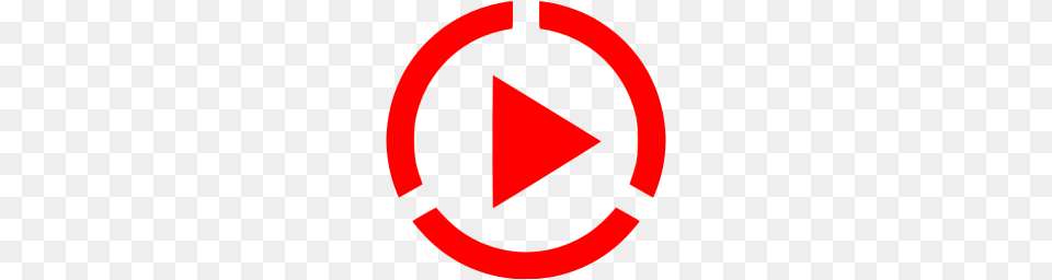 Red Video Play Icon, Logo, Maroon Free Png Download