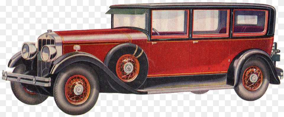 Red Vintage Cars, Car, Transportation, Vehicle, Machine Png Image