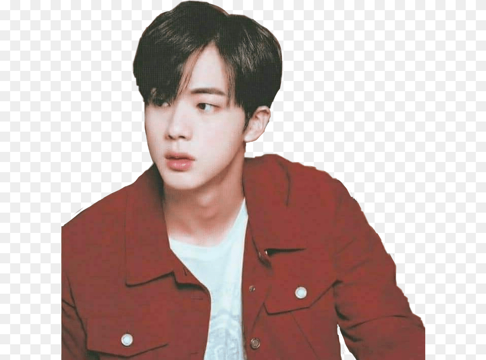 Red Vintage Jin Bts Seokjin Freetoedit Man, Adult, Photography, Person, Male Free Png Download