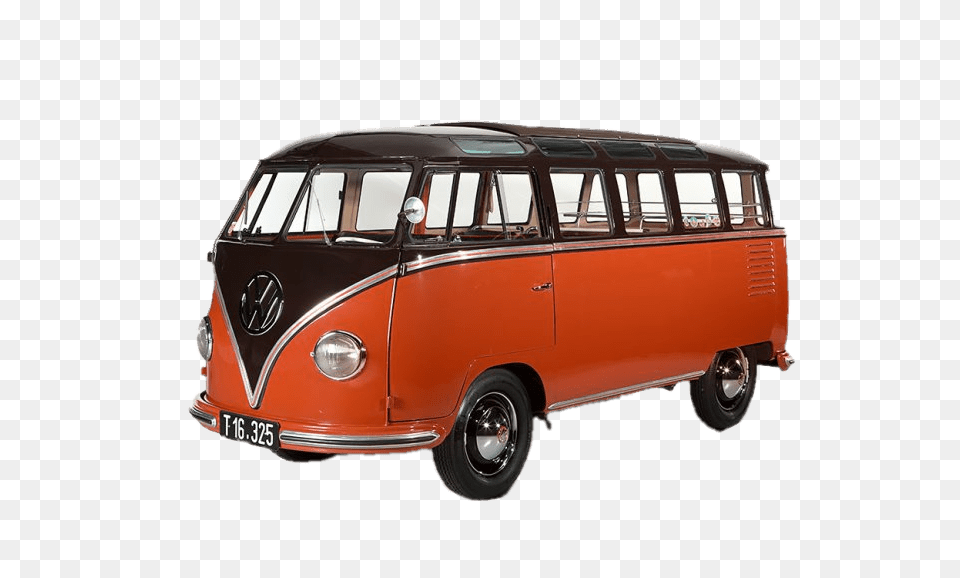 Red Volkswagen Camper Van, Bus, Transportation, Vehicle, Caravan Png