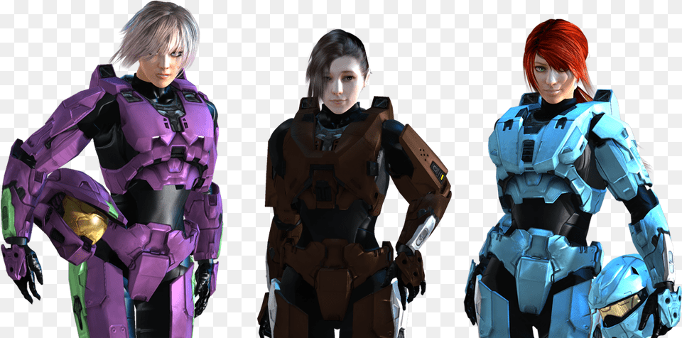 Red Vs Blue Girls, Clothing, Costume, Person, Toy Png Image