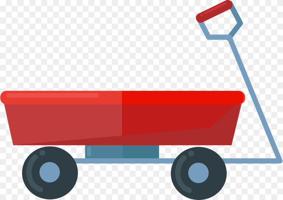Red Wagon Clipart, Carriage, Vehicle, Transportation, Beach Wagon Free Png