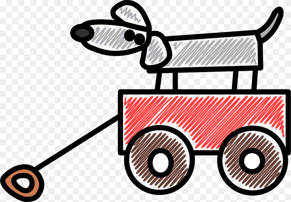 Red Wagon Clipart, Grass, Plant, Vehicle, Transportation Free Transparent Png