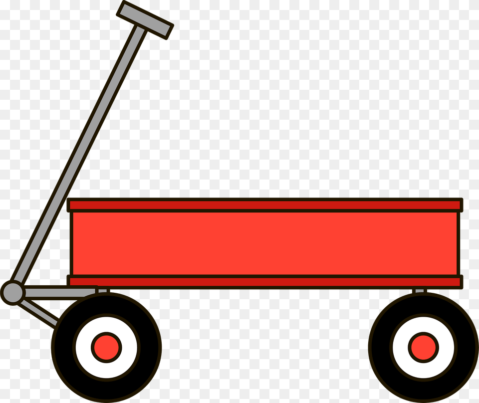 Red Wagon Clipart, Carriage, Vehicle, Transportation, Beach Wagon Png