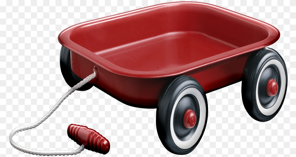 Red Wagon Toy Child Wagon Red Cart Trolley Kids Red Cart, Car, Transportation, Vehicle, Machine Free Transparent Png