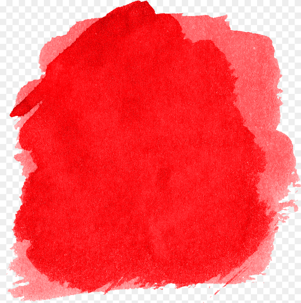 Red Watercolor Brush Stroke Square Paint Brush Stroke Square, Home Decor, Flower, Plant, Rose Free Png Download