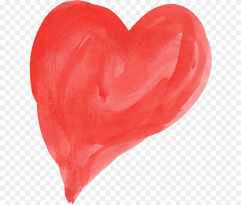 Red Watercolor Heart Transparent Transparent Watercolor Heart, Flower, Petal, Plant, Balloon Png