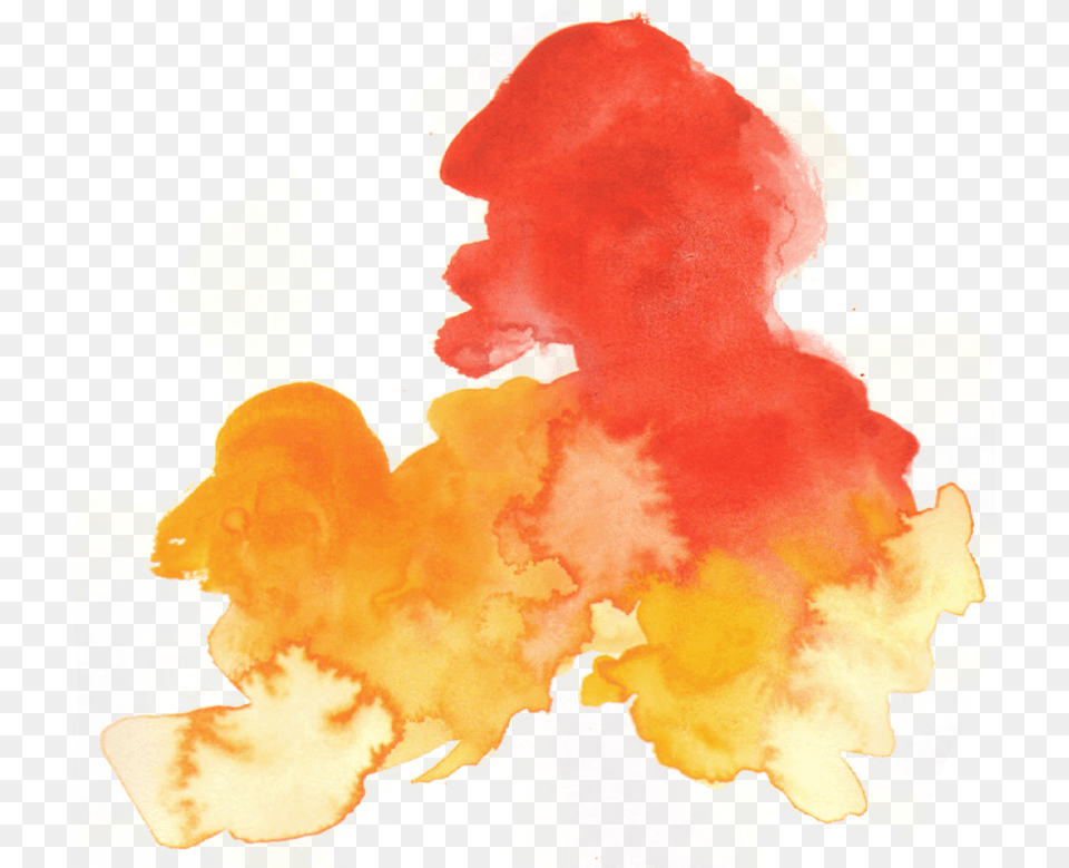 Red Watercolor Orange And Red Watercolor Watercolour Orange And Red, Chart, Plot, Map, Atlas Png