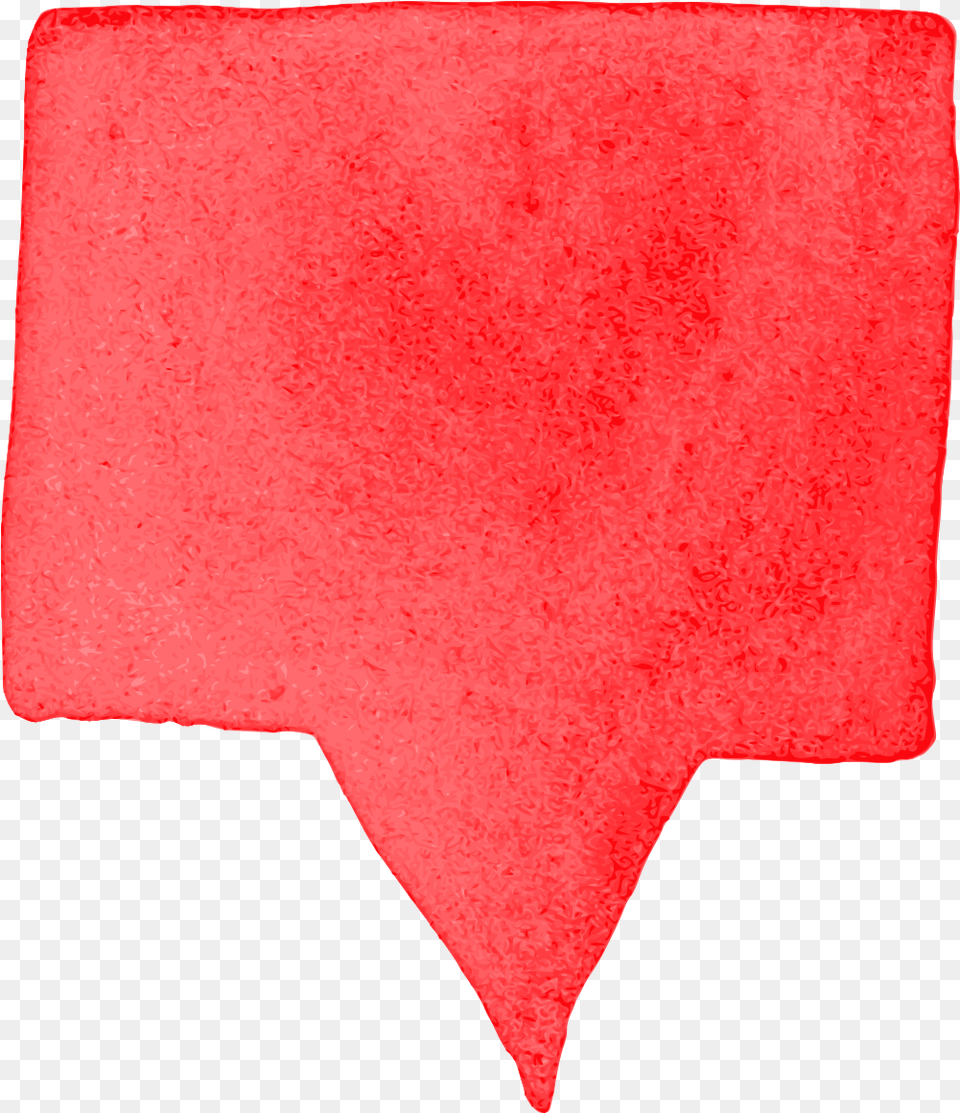 Red Watercolor Speech Bubble Red Flag, Home Decor, Formal Wear Png Image