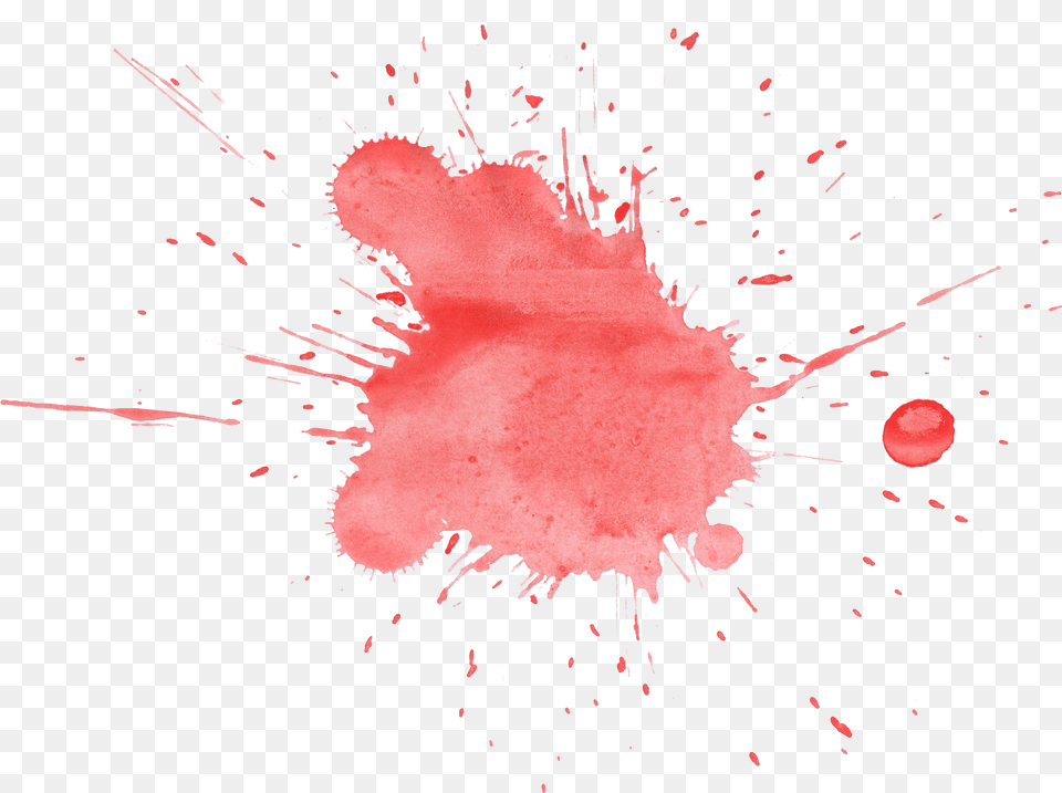 Red Watercolor Splatter Red Watercolor Stain Png