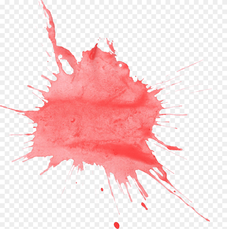 Red Watercolor Splatter Water Color Red, Stain, Person, Powder Png