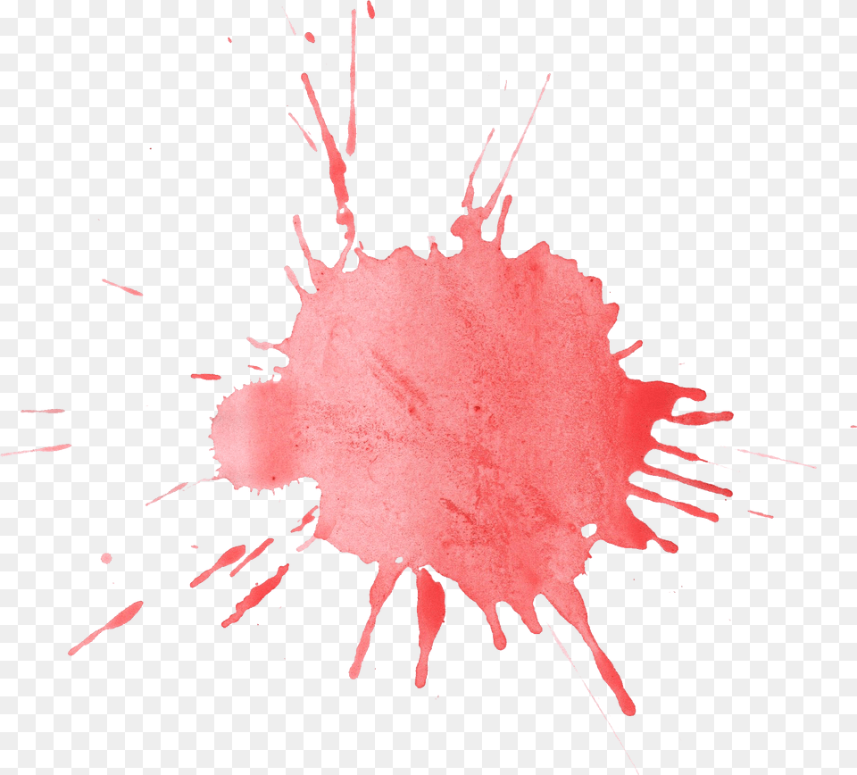 Red Watercolor Splatter Watercolor Pink Paint Splatter, Stain, Person Free Png