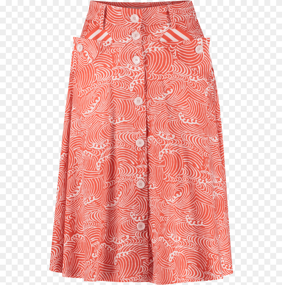 Red Wave, Clothing, Skirt, Miniskirt, Shirt Png