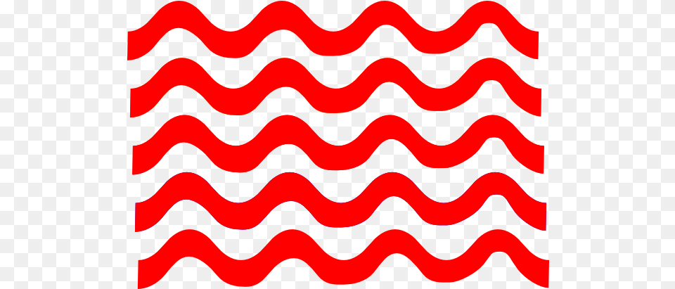 Red Wave Clipart Pink Transparent Waves, Pattern, Animal, Mammal, Tiger Free Png Download