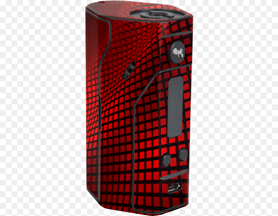 Red Wavy Grid Wismec Reuleaux Dna 200class Computer Case, Electronics, Speaker, Device, Electrical Device Free Png