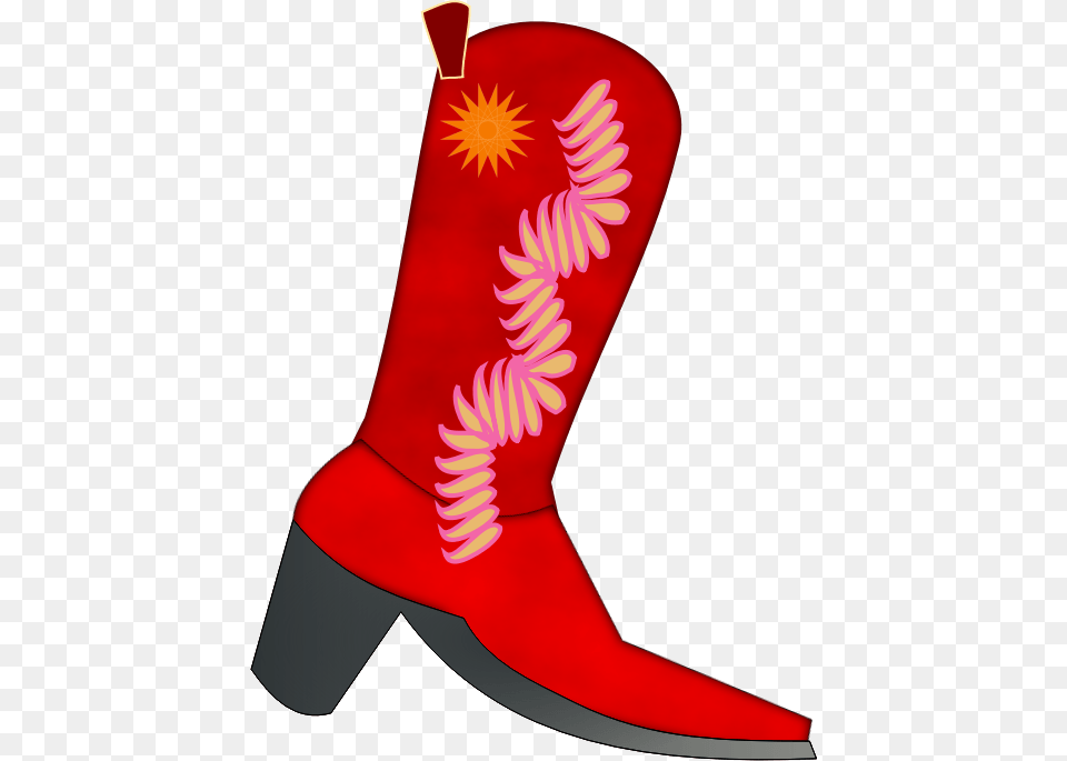Red Western Cliparts, Boot, Clothing, Footwear, Cowboy Boot Free Png