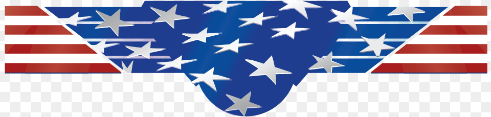 Red White And Blue Banner Usa Flag Banner, American Flag Free Transparent Png