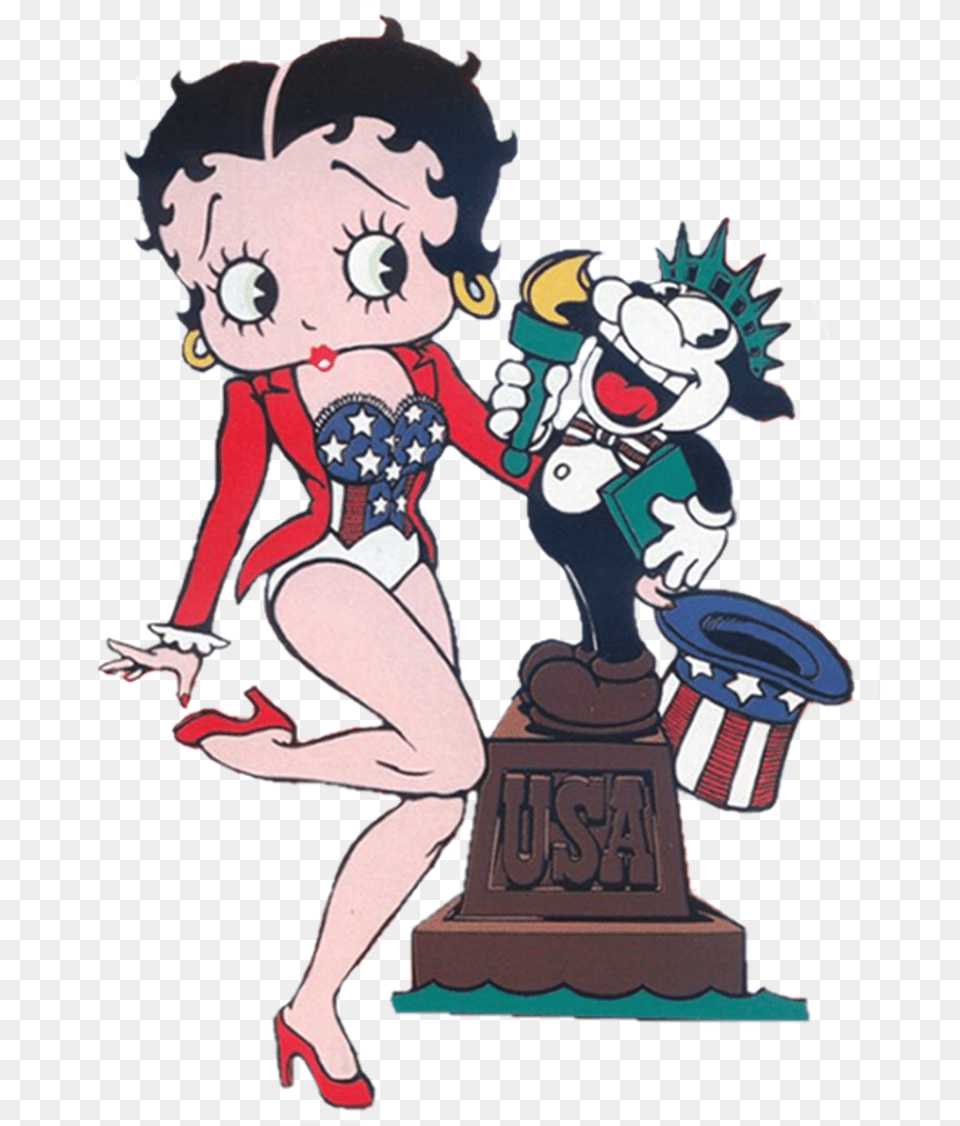 Red White And Blue Betty Boop Betty Boop Blue, Baby, Person, Face, Head Png