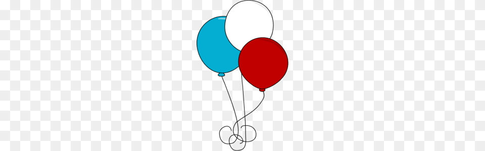 Red White And Blue Clipart, Balloon, Astronomy, Moon, Nature Png Image