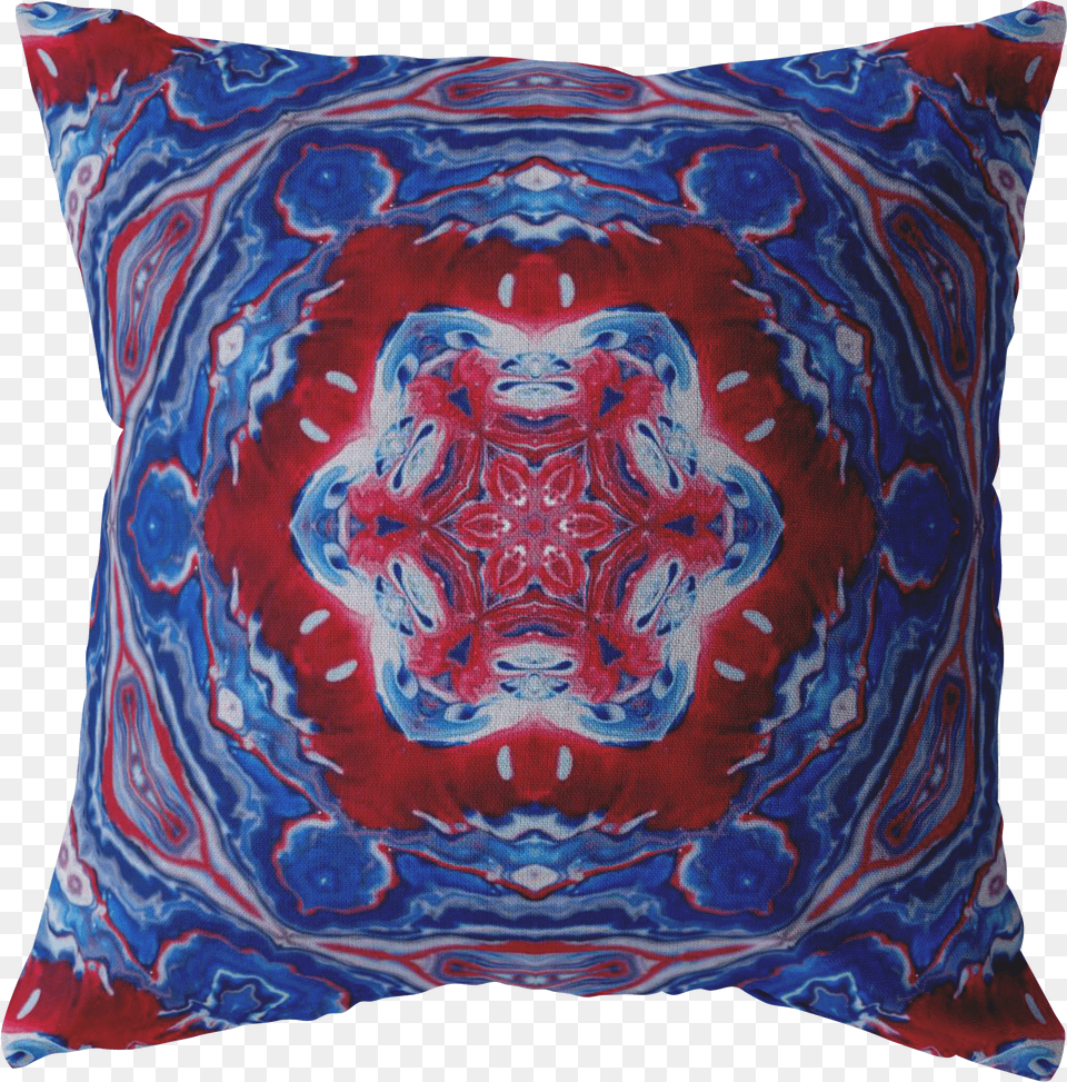 Red White And Blue Cushion Free Png Download