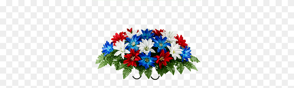 Red White And Blue Dahlias Flowers Red White Blue, Plant, Flower Bouquet, Flower Arrangement, Flower Png Image