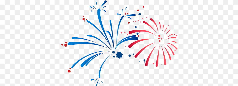 Red White And Blue Fireworks Fireworks, Art, Floral Design, Graphics, Pattern Free Png Download