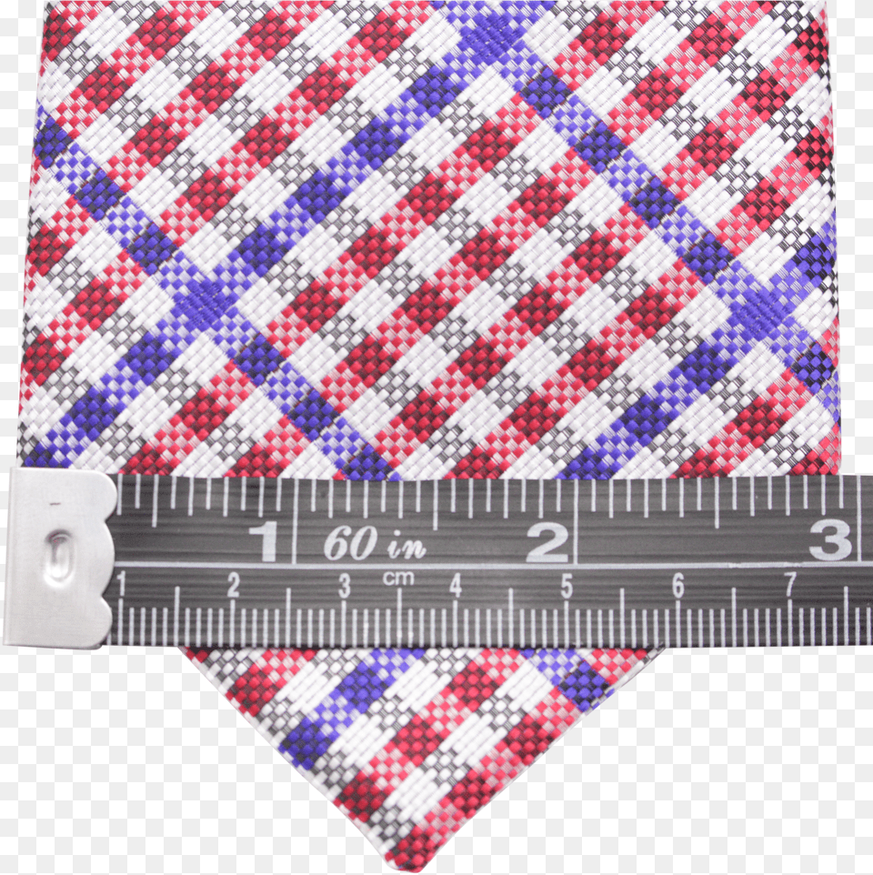 Red White And Blue Gingham Patterned Necktie Pochette Felicie Louis Vuitton Wallet, Woven, Accessories Free Transparent Png