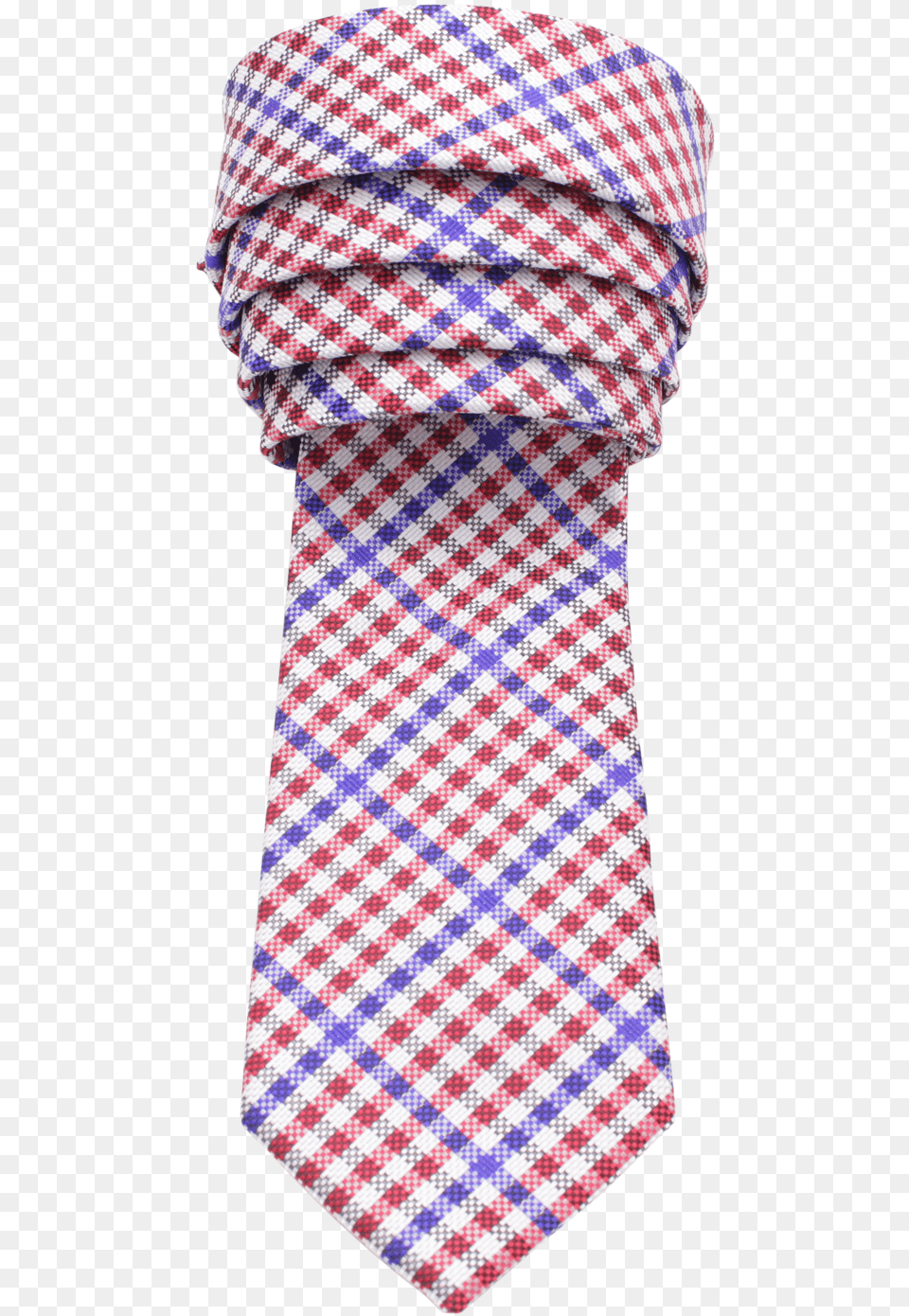 Red White And Blue Gingham Patterned Necktie Tom Ford Navy Houndstooth Tie, Accessories, Formal Wear, Adult, Male Png Image