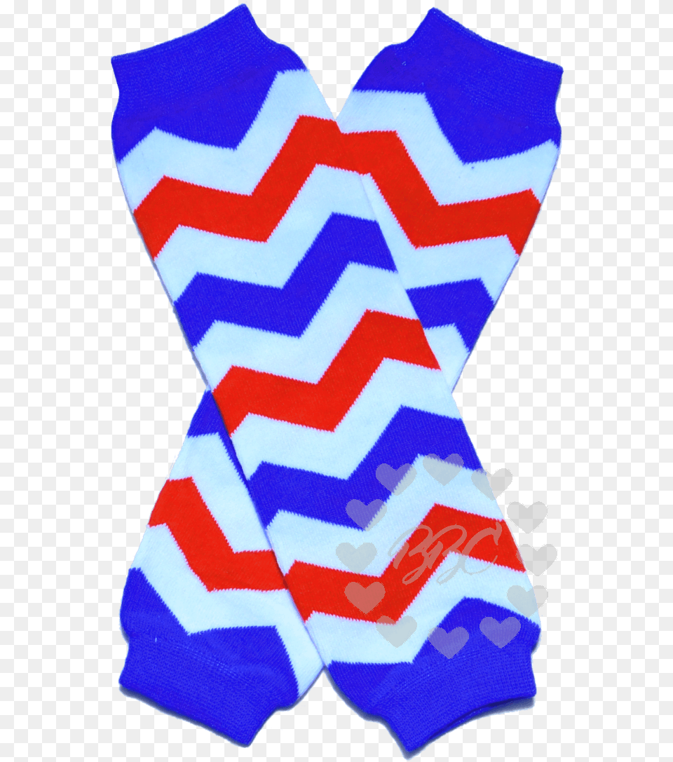 Red White And Blue Legwarmers Sock, Clothing, Scarf Free Transparent Png