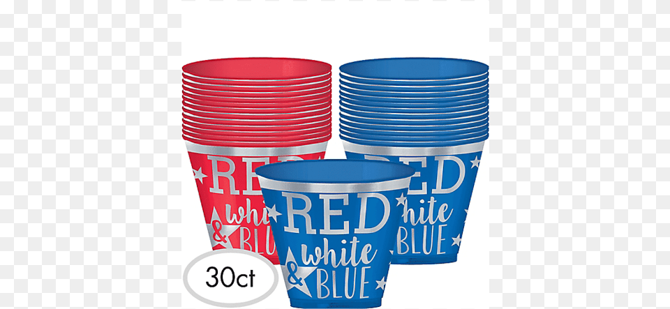 Red White And Blue Plastic Tumblers 9oz Amscan Metallic Patriotic Red White Amp Blue Plastic, Cup, Disposable Cup, Dynamite, Weapon Png Image