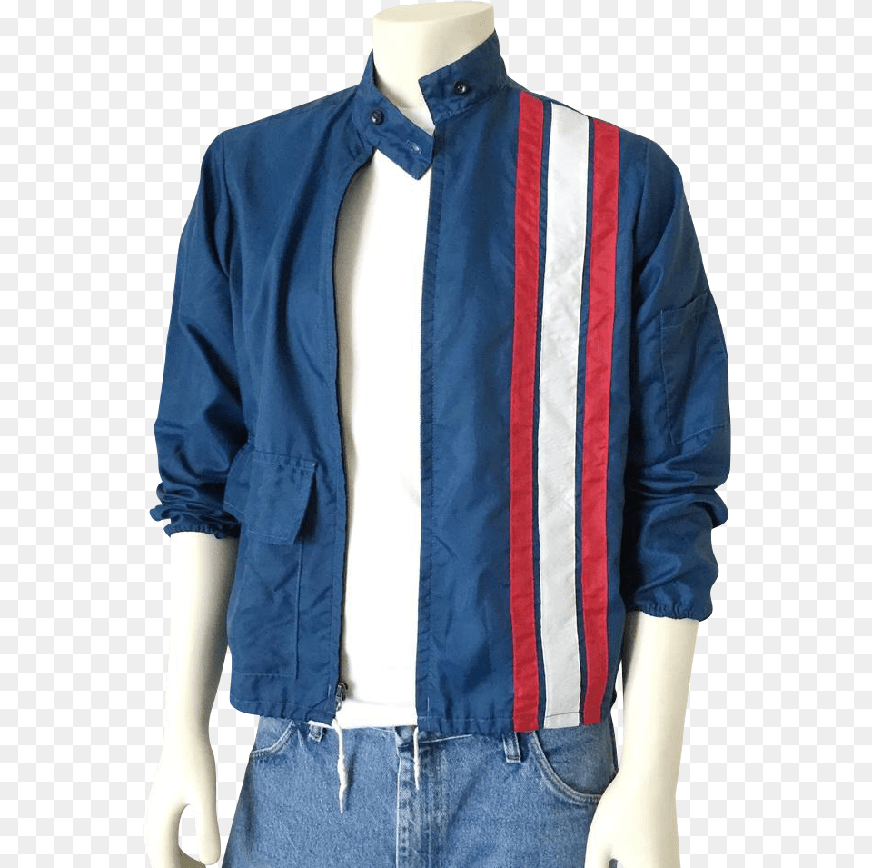 Red White And Blue Racing Jacket, Blazer, Clothing, Coat, Shirt Free Png