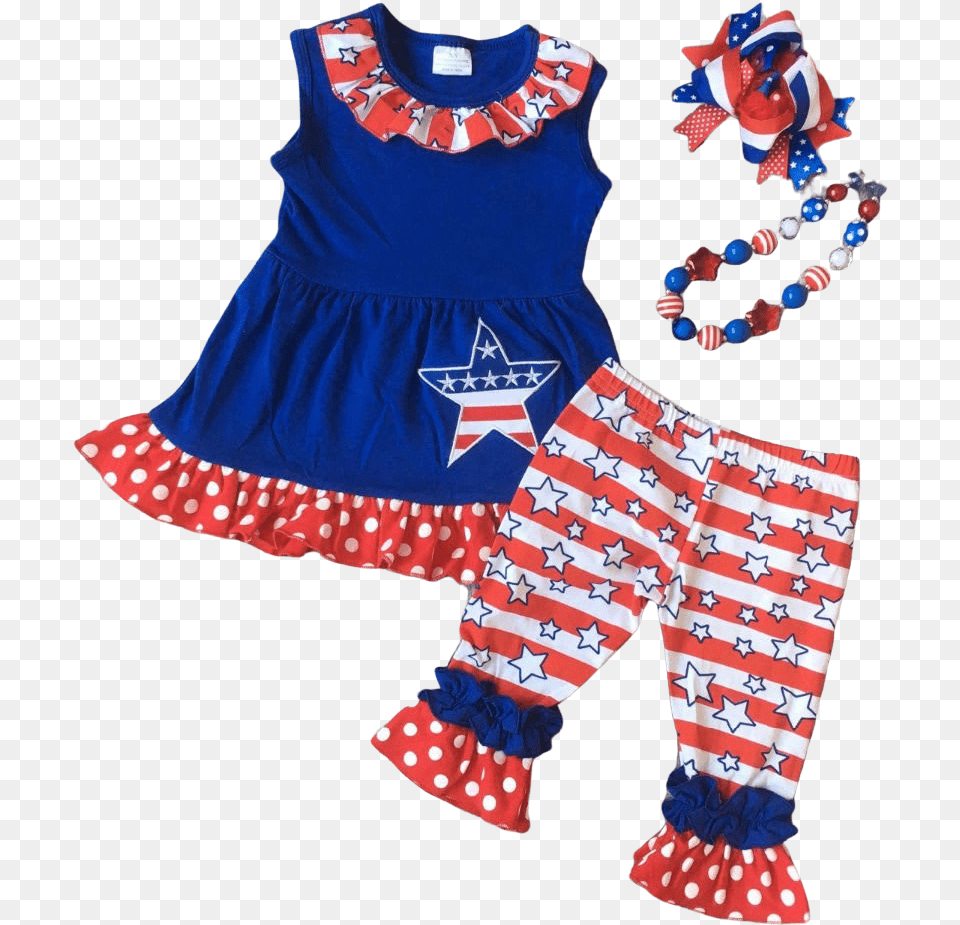 Red White And Blue Stars, Accessories, Baby, Person Free Transparent Png