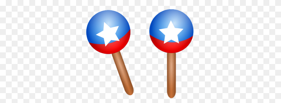 Red White And Blue Stars Clipart, Maraca, Musical Instrument Png