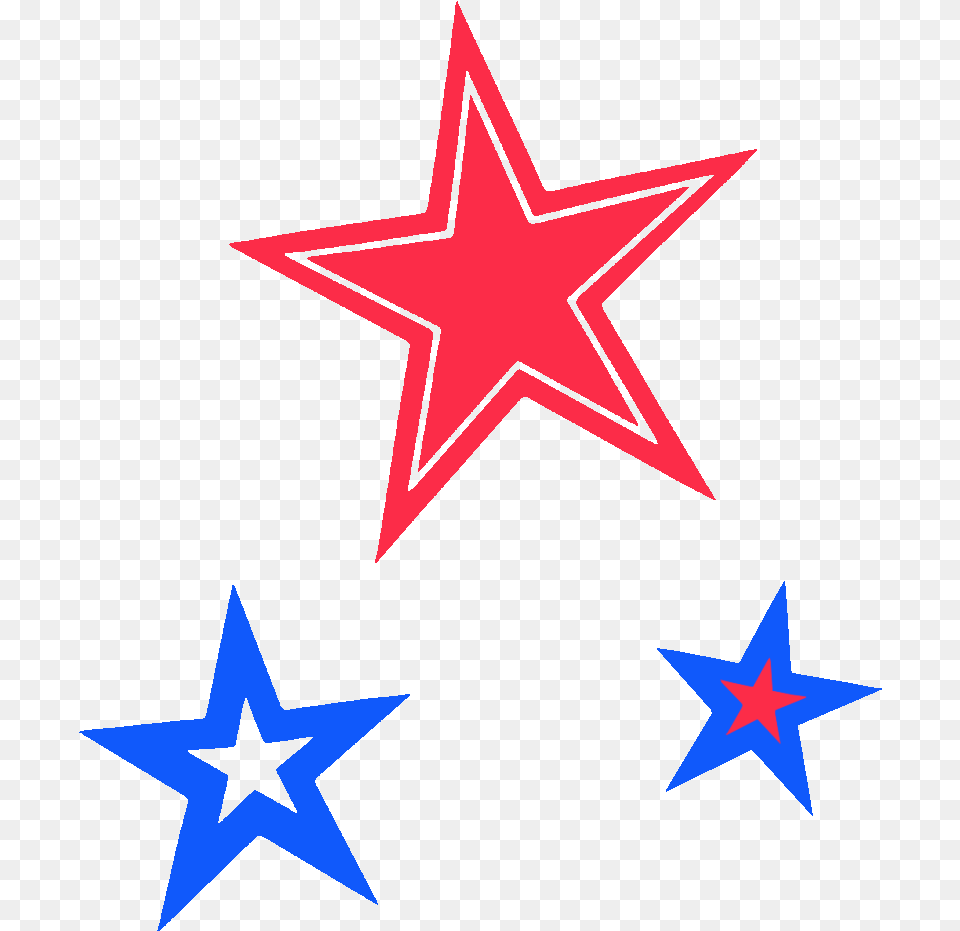 Red White And Blue Stars Background, Star Symbol, Symbol Free Transparent Png