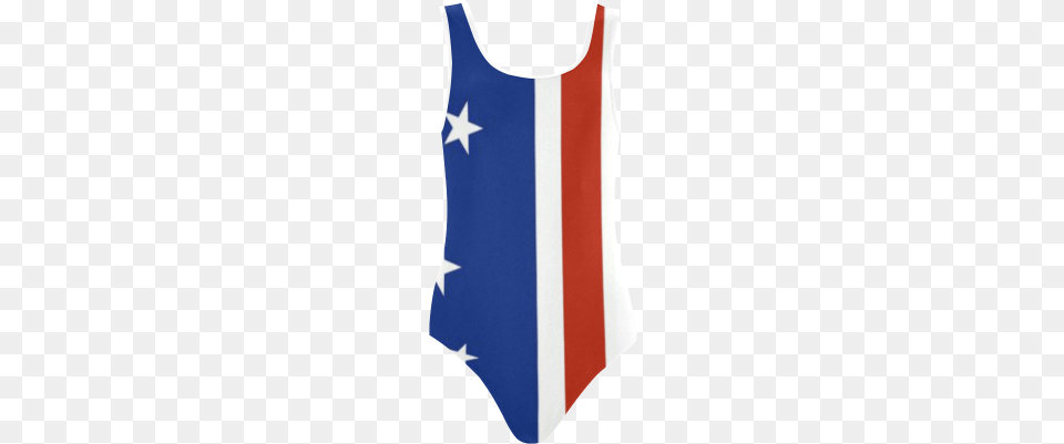 Red White And Blue Stripes And Stars 6 Vest One Piece Active Tank, Flag Free Transparent Png