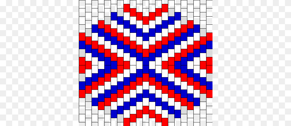 Red White And Blue Triangle Stripes Mask Bead Pattern Red And Blue Patterns Free Transparent Png