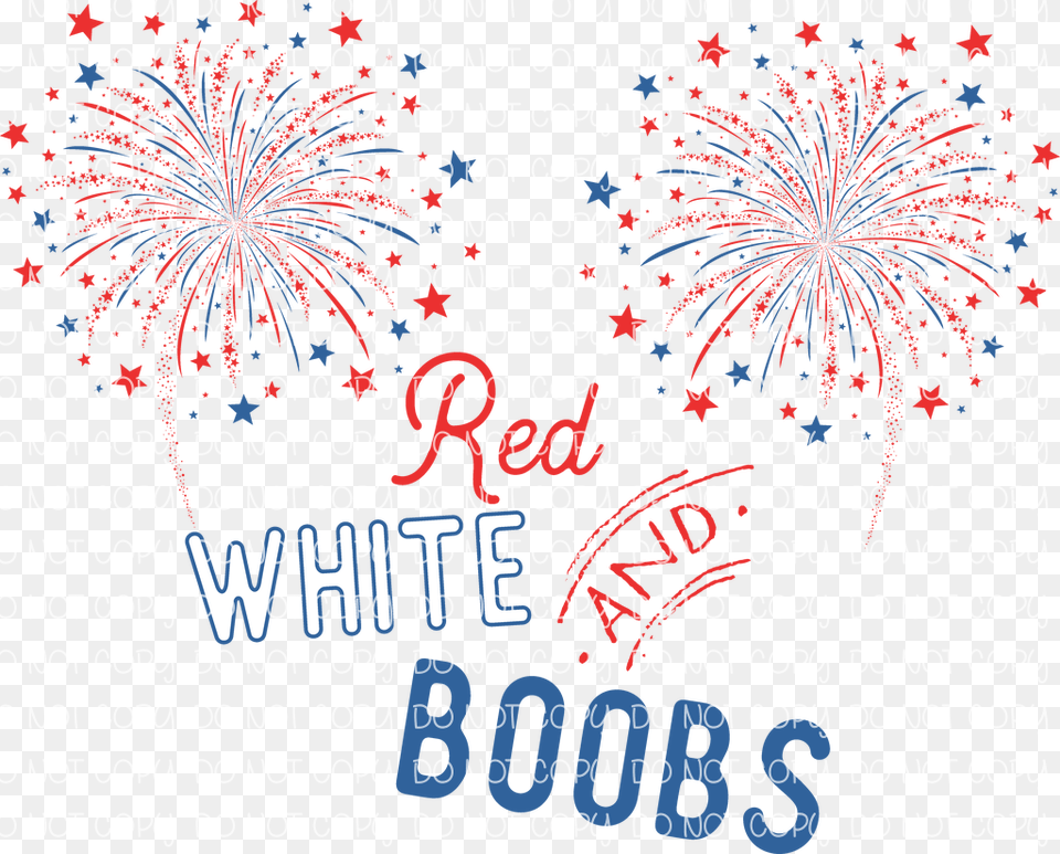 Red White And Boobs Fireworks, Text, Number, Symbol Free Png
