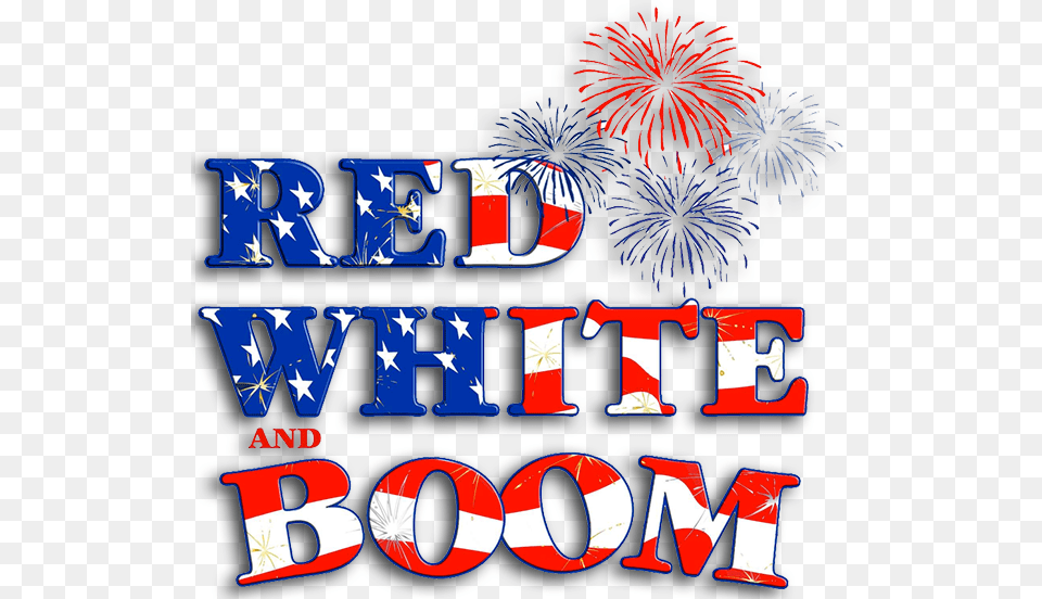 Red White And Boom, Advertisement, Poster, Fireworks, Machine Png