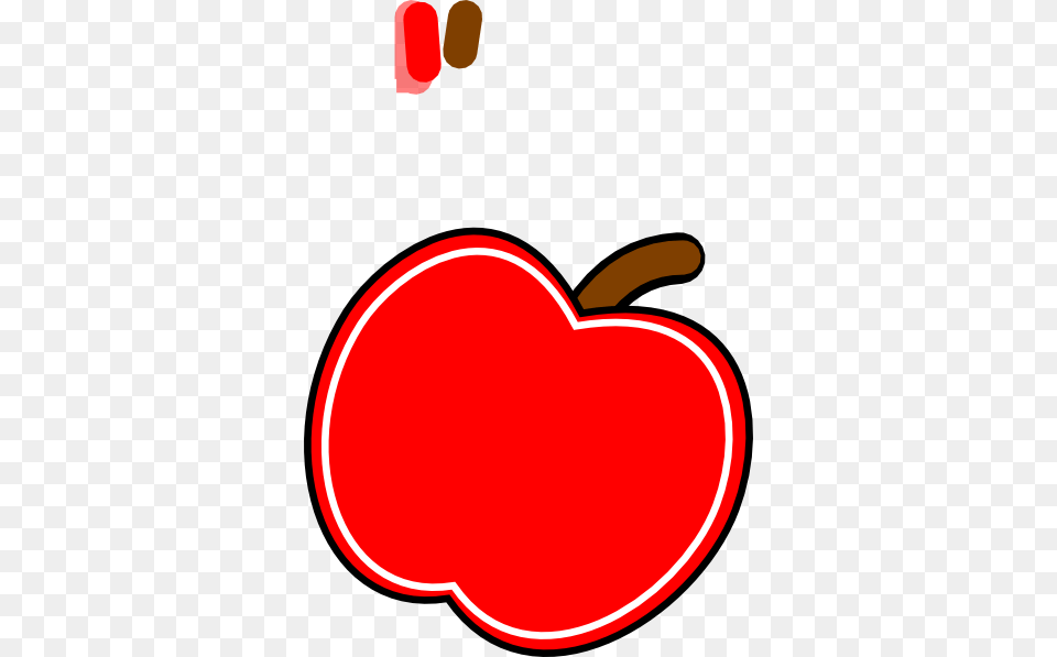 Red White Apple Clip Art, Food, Fruit, Plant, Produce Free Transparent Png