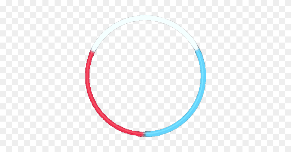 Red White Blue Glow Necklace Race Track Wholesale, Hoop Free Png Download
