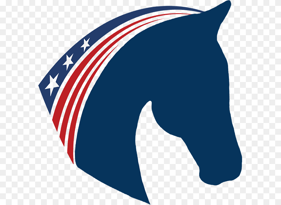 Red White Blue Horse, Cap, Clothing, Hat, Swimwear Png