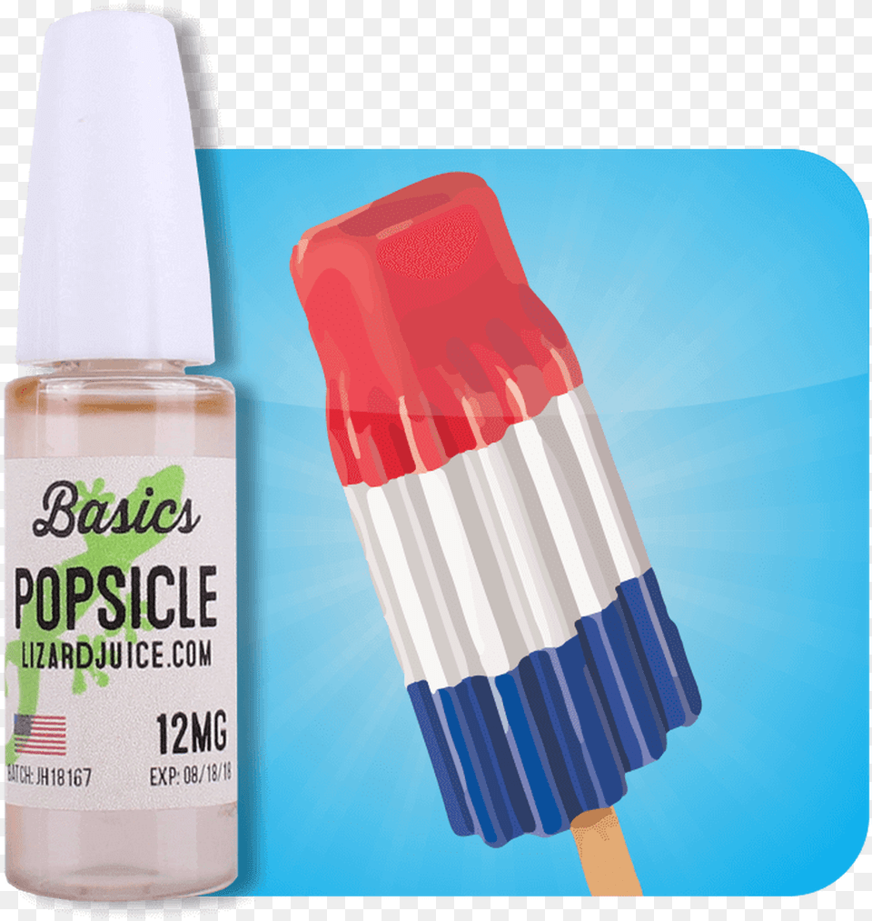 Red White Blue Popsicle, Bottle, Cosmetics, Perfume, Can Free Transparent Png