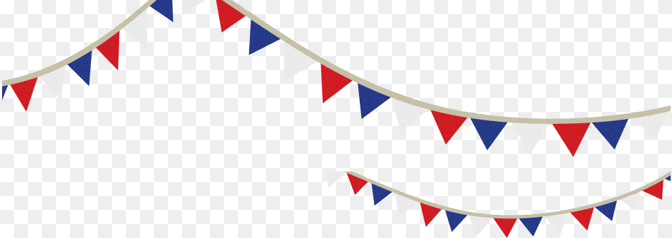 Red White Blue Red White And Blue Bunting Clip Art, Flag, Paper Free Png Download