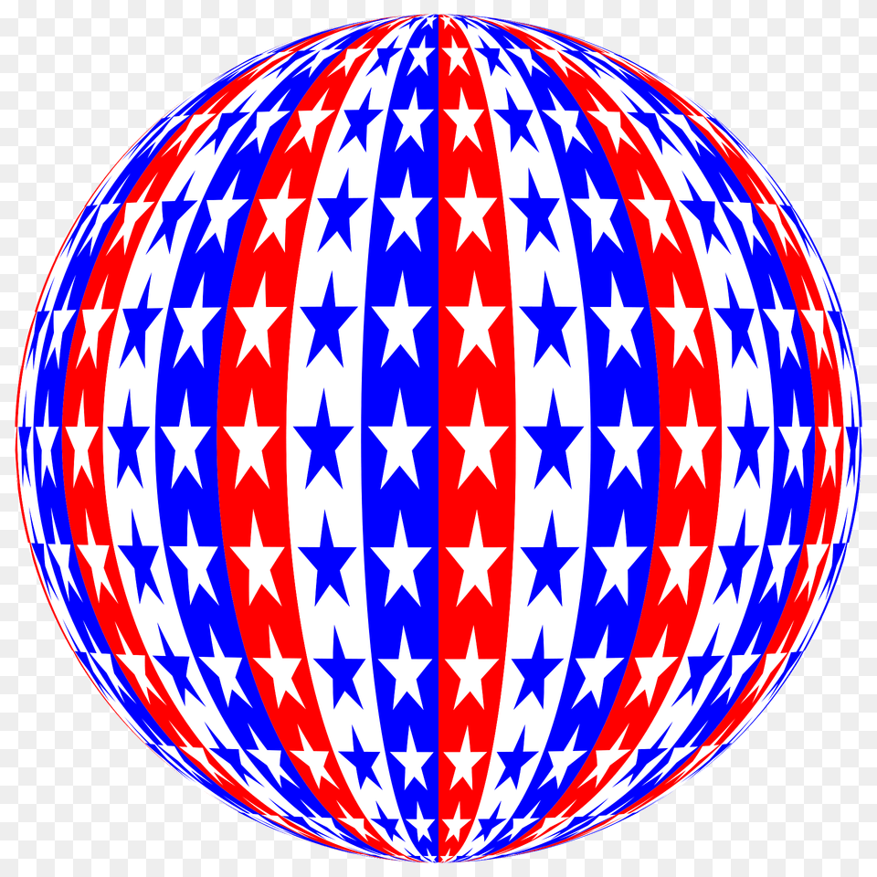 Red White Blue Sphere Clipart Free Png